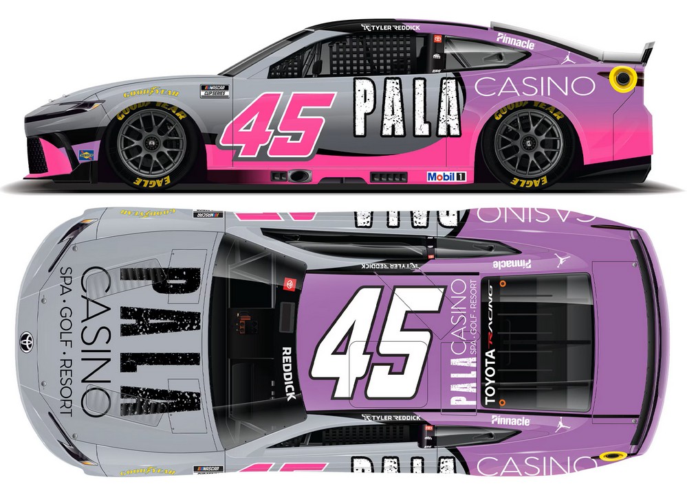 2026 Tyler Reddick #45 Pala Casino 1/64 Diecast