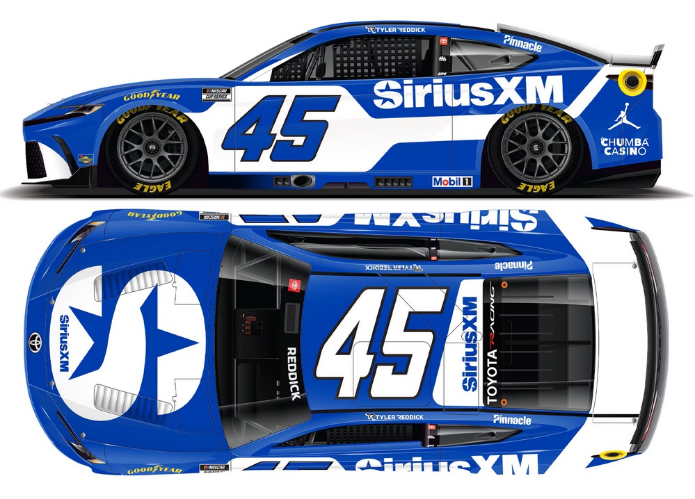 2026 Tyler Reddick #45 SiriusXM 1/24 Diecast