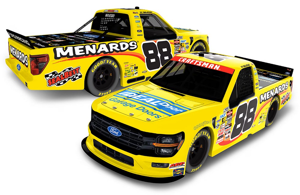 2026 Ty Majeski #88 Menards / IDEAL Door Truck 1/24 Diecast