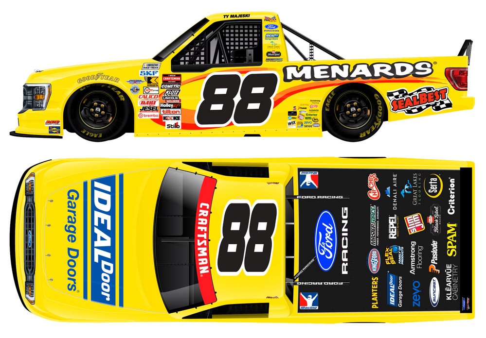 2026 Ty Majeski #88 Menards / IDEAL Door Truck 1/24 Diecast