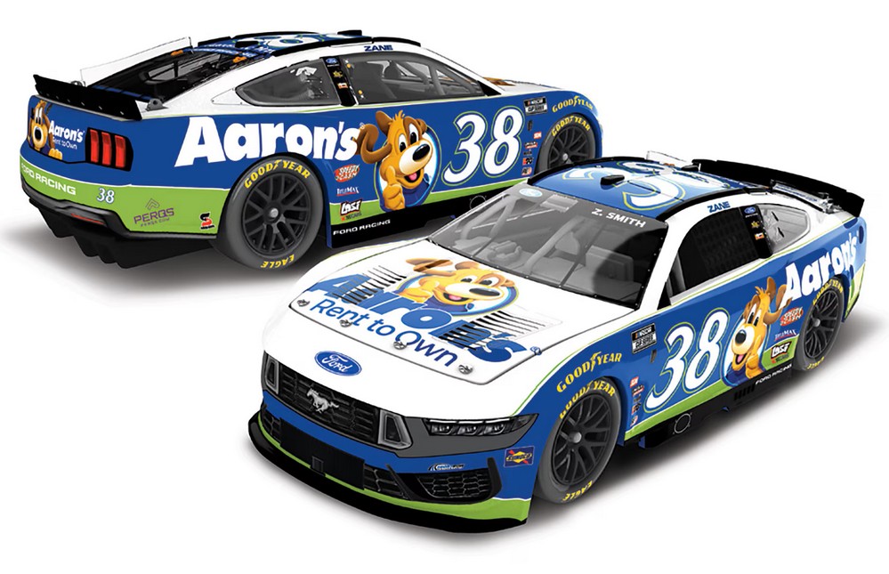 2026 Zane Smith #38 Aaron's Lucky Dog 1/24 Diecast