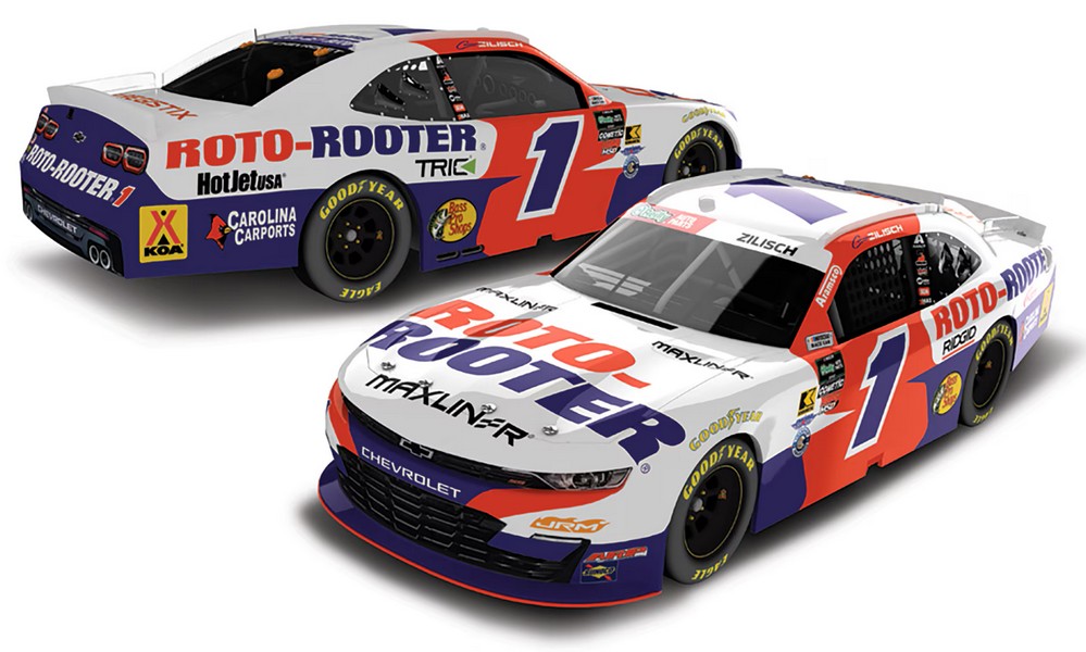 2026 Connor Zilisch #1 Roto-Rooter 1/24 Diecast