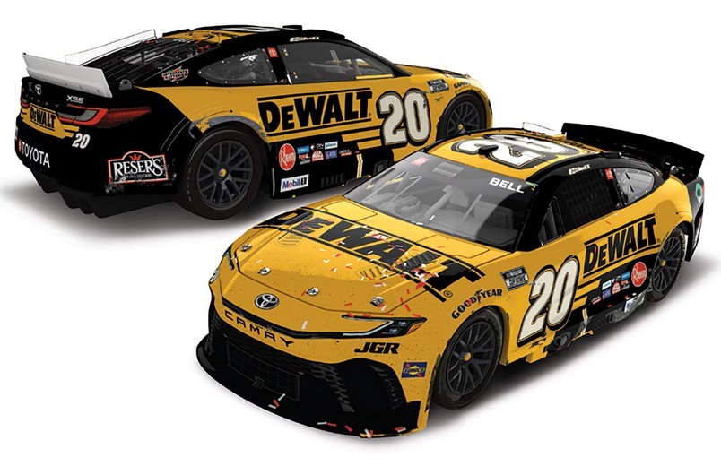 2025 Christopher Bell #20 DEWALT - Atlanta Win / Raced 1/64 Diecast