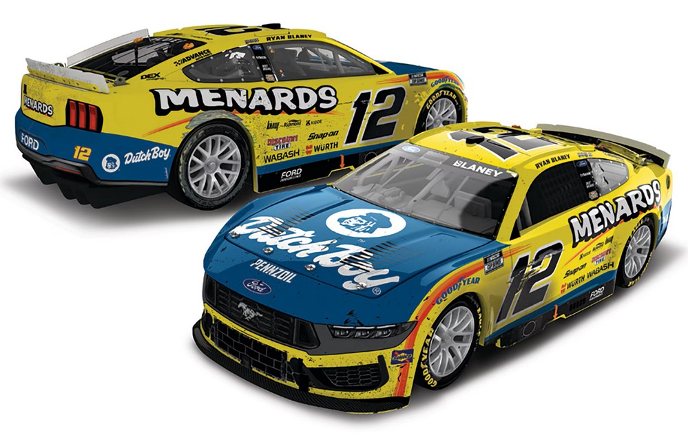 2025 Ryan Blaney #12 Menards / Dutch Boy - Phoenix Win / Raced 1/24 Diecast