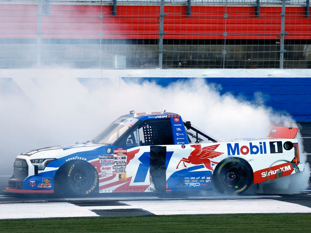 2025 Corey Heim #11 Mobil 1 - ROVAL Win / Raced Truck 1/64 Diecast