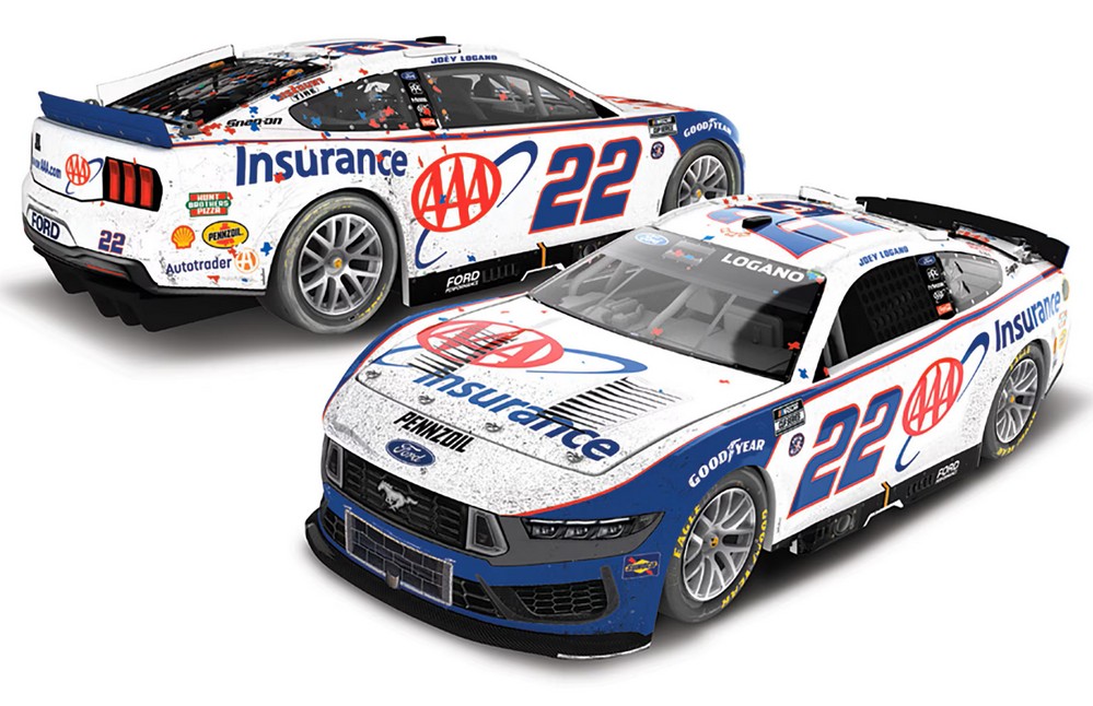 2025 Joey Logano #22 AAA Insurance - Texas Win / Raced NASCAR 1/64 Diecast