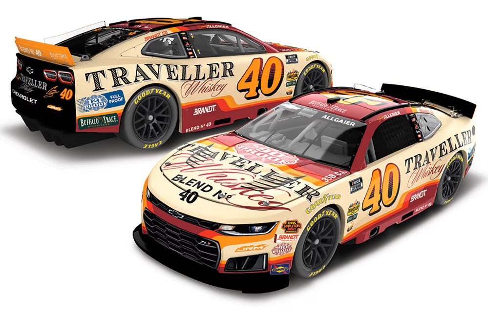 2026 Justin Allgaier #40 Traveller Whiskey 1/64 Diecast