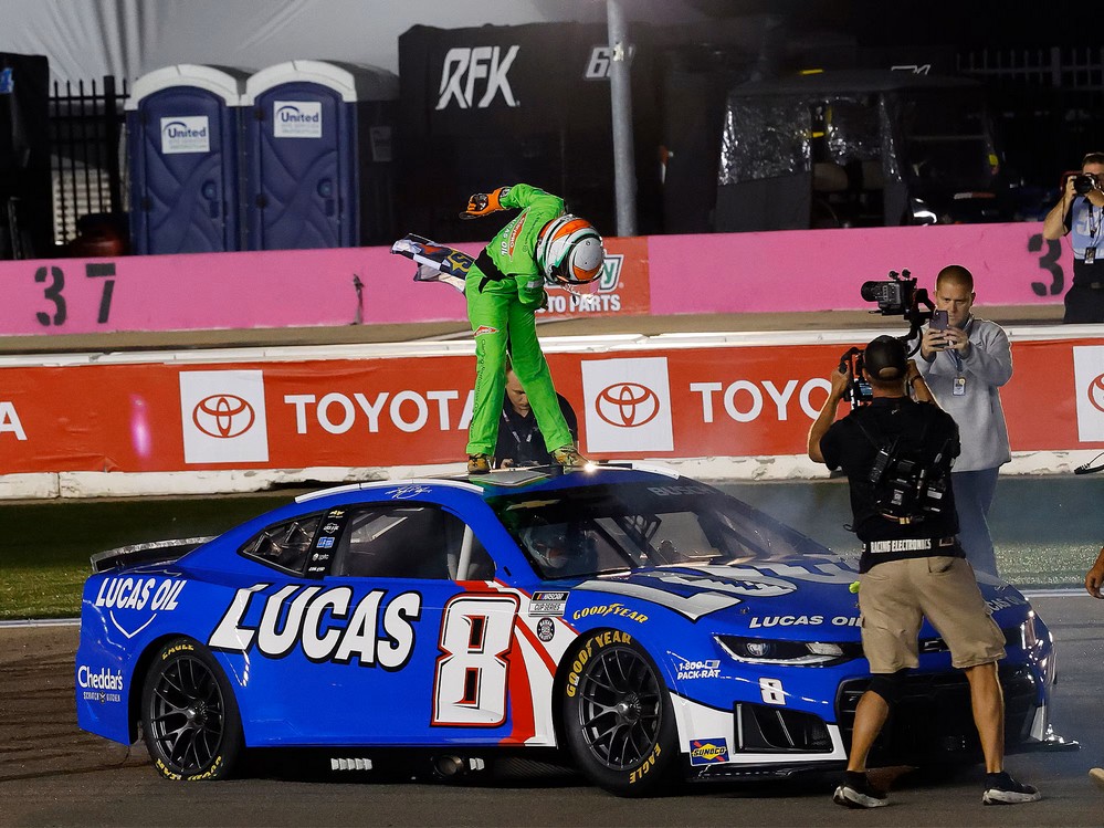 2026 Brexton Busch #8 Lucas Oil / Kyle Busch Tribute Burnout 1/24 Diecast w/Figurine