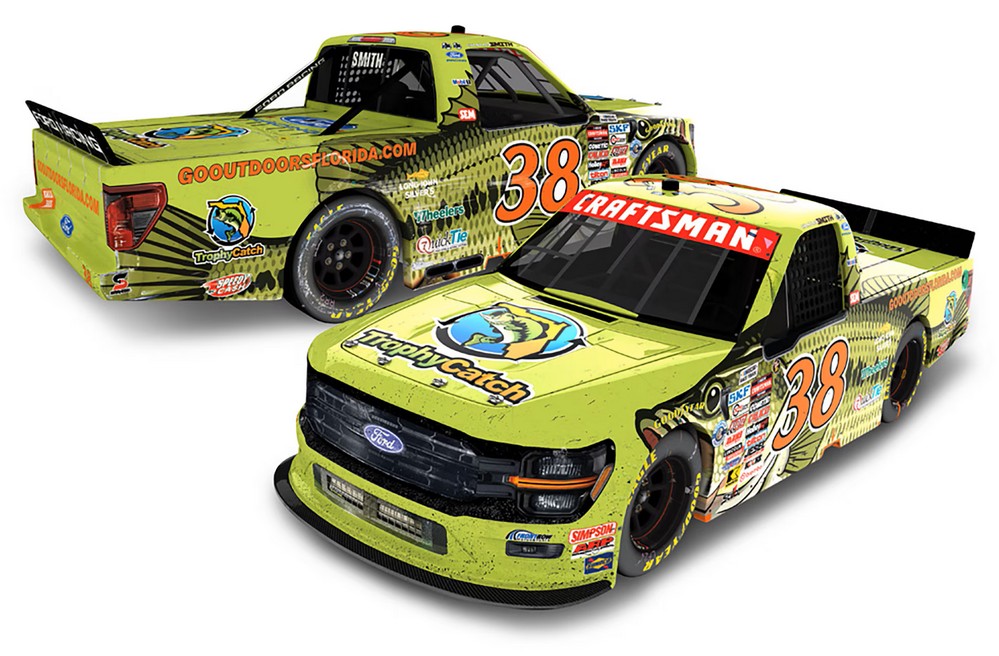 2026 Chandler Smith #38 TrophyCatch - Daytona Win / Raced Truck 1/64 Diecast