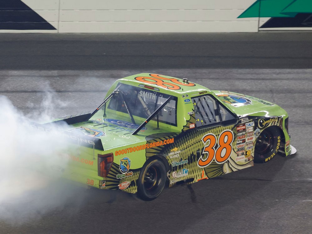 2026 Chandler Smith #38 TrophyCatch - Daytona Win / Raced Truck 1/24 Diecast