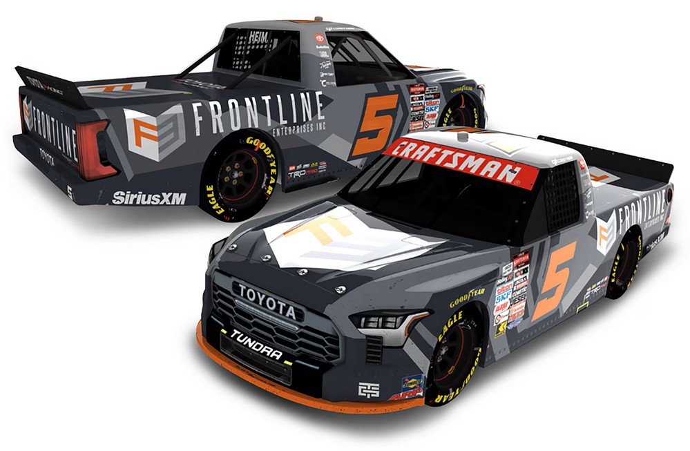 2026 Corey Heim #5 Frontline Enterprises - Darlington Win / Raced Truck 1/24 Diecast