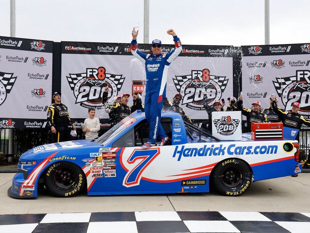 2026 Kyle Busch #7 HendrickCars.com - Atlanta Win / Raced Truck 1/24 Diecast