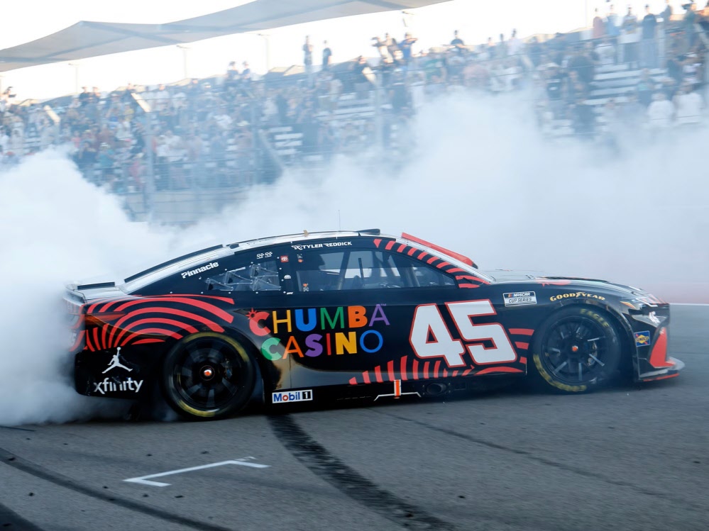 2026 Tyler Reddick #45 Chumba Casino - COTA Win / Raced 1/24 Diecast