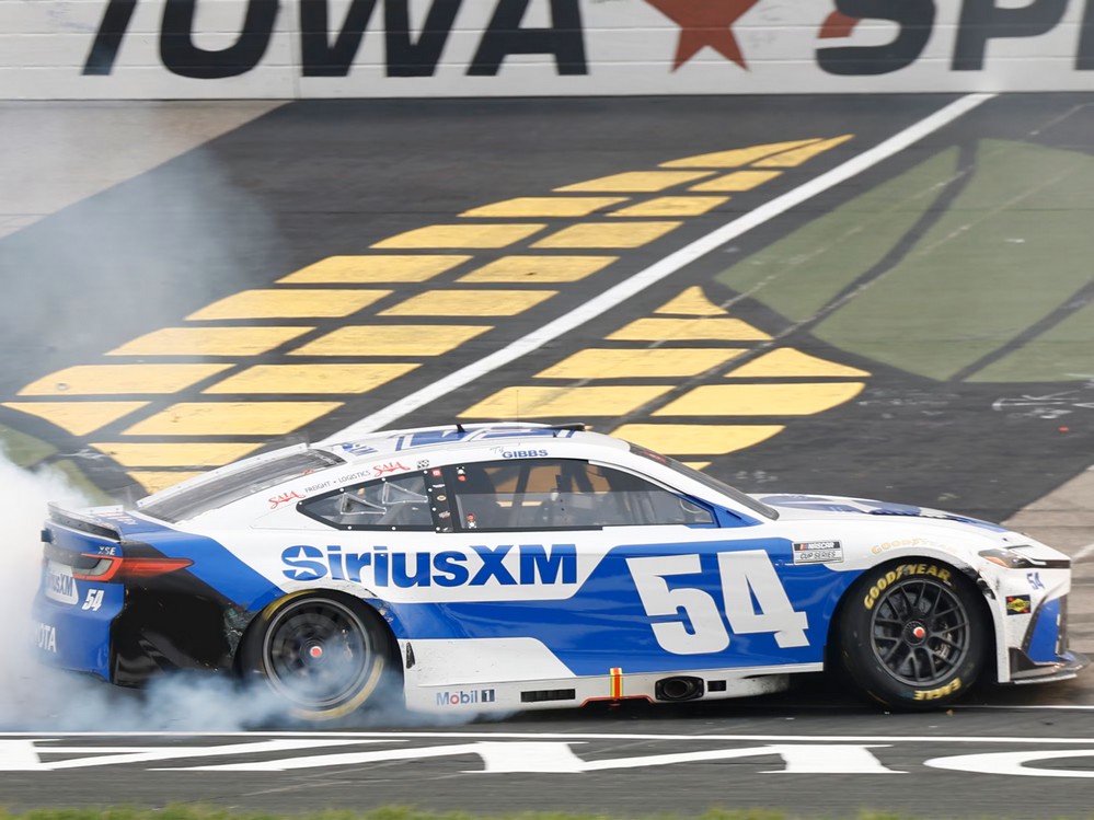2026 Ty Gibbs #54 SiriusXM - Iowa Win / Raced 1/24 Diecast