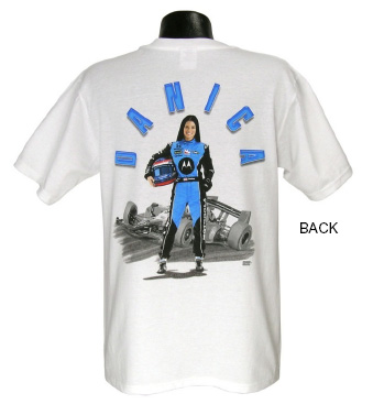 #7 Danica Patrick - Motorola IndyCar Pose / Vintage INDY T-Shirt