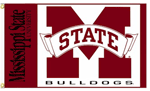 Mississippi State University - Mississippi State Bulldogs NCAA Flag
