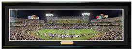 Oakland Raiders / Oakland Coliseum Night Game - NFL Framed Panoramic