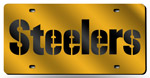 Pittsburgh Steelers - Yellow NFL Laser Tag License Plate