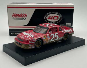 1989 Ken Schrader #25 Folgers - Charlotte Win / Raced 1/24 Diecast