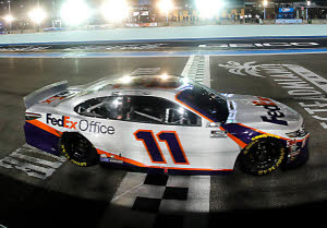 2020 Denny Hamlin #11 FedEx Office - Homestead Win / Raced 1/24 Diecast