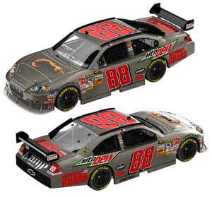 2009 Dale Earnhardt Jr #88 Dale Jr Foundation - Brushed Metal Diecast