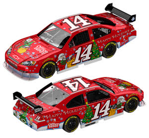 2009 Tony Stewart #14 Office Depot / Old Spice - Sam Bass Holiday 1/64 Diecast