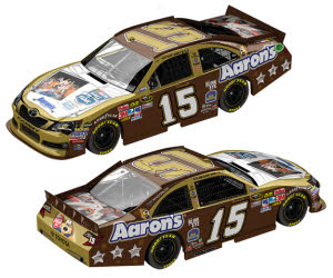 2011 Michael Waltrip #15 Aaron's - Darrell Waltrip Tribute 1/24 Diecast