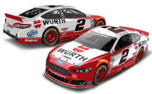 2014 Brad Keselowski #2 Wurth 1/64 Diecast