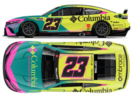 2022 Bubba Wallace #23 Columbia 1/64 Diecast