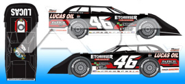 2023 Earl Pearson Jr #46 LUCAS Oil - Dirt Late Model 1/64 Diecast