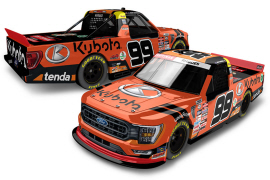 2023 Ben Rhodes #99 Kubota - 2x NASCAR Truck Champion 1/64 Diecast