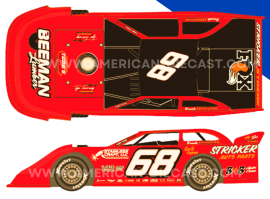 2024 Adam Stricker #68 Eldora World 100 - Dirt Late Model 1/64 Diecast