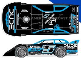 2024 Brandon Sheppard #B5 DUDE Wipes - Dirt Late Model 1/64 Diecast