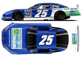 2024 Ross Chastain #25 Protect Your Melon Late Model 1/24 Diecast