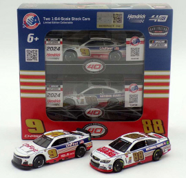 2024 Chase Elliott / Dale Earnhardt Jr 2-Car Throwback 1/64 Diecast Set