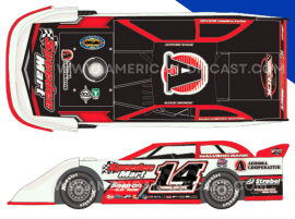 2024 Kyle Berck #14 Speedee Mart - Dirt Late Model 1/64 Diecast