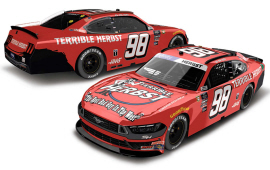 2024 Riley Herbst #98 Terrible Herbst - Darlington Throwback 1/24 Diecast