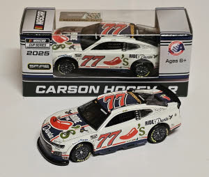 2025 Carson Hocevar #77 Chili's "Ride the 'Dente" 1/64 Diecast