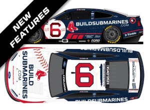 2025 Brad Keselowski #6 BuildSubmarines.com / Boston Red Sox 1/64 Diecast