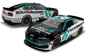 2025 Brad Keselowski #6 BuildSubmarines.com Tribute to Veterans 1/24 Diecast
