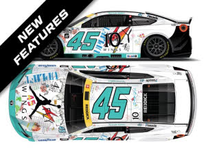 2025 Tyler Reddick #45 Jordan Brand Charlotte 1/64 Diecast