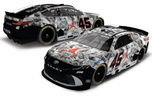 2025 Tyler Reddick #45 Jordan Brand Crystal 1/24 Diecast