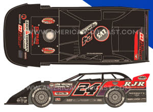 2025 Ryan Unzicker #24 Dirt Late Model 1/64 Diecast