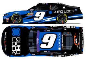 2025 Shane Van Gisbergen #9 Quad Lock 1/64 Diecast