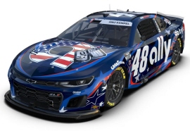 2025 Alex Bowman #48 ally Salutes 1/64 Diecast