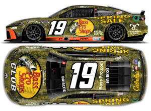 2025 Chase Briscoe #19 Bass Pro Shops Spring Fishing Classic 1/24 Diecast