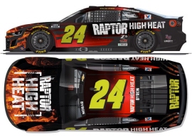 2025 William Byron #24 RAPTOR High Heat 1/24 Diecast