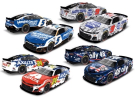 2025 Hendrick Motorsports - NASCAR Patriotic 4-Car 1/64 Diecast Set
