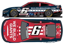 2025 Brad Keselowski #6 BuildSubmarines.com Salutes 1/24 Diecast