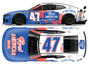 2025 Ricky Stenhouse Jr #47 Real American Beer 1/64 Diecast